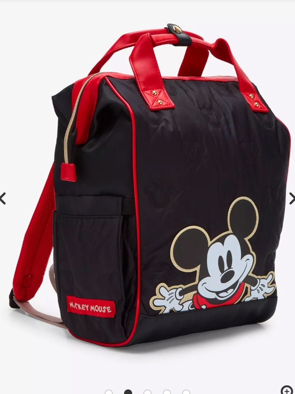 Disney Mickey Mouse Quilted Backpack - BOX LUNCH Exclusive - NWOT